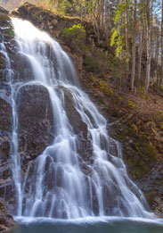 Glückwunschkarte Wasserfall, Geburtstagskarte Wasserfall, Fotokarte Wasserfall, Giessbachfälle