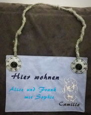 Türschild - Türanhänger - Namensschild - Tür