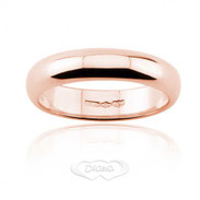 anello nuziale classico oro rosa grammi 8