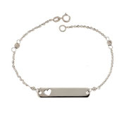 bracciale in oro bianco