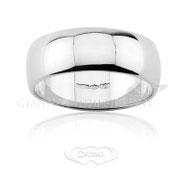 Fede Nuziale Mantovana Diana in Oro Bianco 18kt