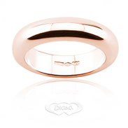 anello nuziale classico in oro rosa gr 15