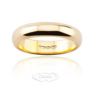 anello nuziale classico oro giallo 8 grammi