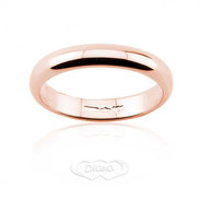 anello nuziale oro rosa grammi 5 mm 4.5