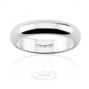 anello nuziale oro bianco grammi 7 mm 4.5