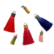 Quasten Anhänger – dekorative Anhänger für Armbänder und Malas