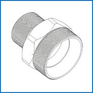 Maschinenadapter 1/2" Typ2