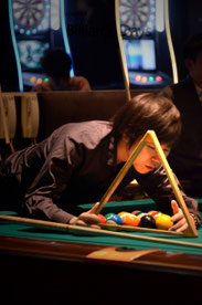 お口直し(?)に美男子プロの美しい挙措はいかがでしょう。水下広之プロ