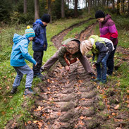 Fährtenlesen mit Kindern im Habichtswald