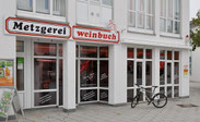 Metzgerei Weinbuch in Gögglingen - Original Öpfinger Schwarzwurst, Schwarzwurstritter, Wurstkonserven; Wurstglas; Wurst im Glas; Wurstwaren haltbar; Onlineshop; Schwarzwurst; Blutwurst