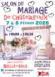 Salon du Mariage de Châteauroux 07 et 08 Février 2026