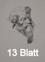 Raphael Lithographien, Aktszenen, Hände und Köpfe,Beaux-Arts, ca. 1840, 13 Blatt, € 690,00