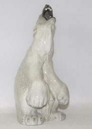 Royal Copenhagen, C.F. Liisberg Polar Bear roaring, Eisbär Nr. 502 H. 32,5 cm, € 595,00