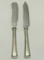 Set Buttermesser & Käsemesser,800er Silber, VSF Düsseldorf, Modell 5100, 19,5 cm