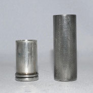 Lippenstifthalter 925 Sterling Silber H. 5,5 cm D. 1,7 cm 23,0 g.