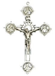 Evangelisten Kreuz 800 Silber "AO" 15,0 x 10,0 cm Marcus Lucas Matthäus Johannes