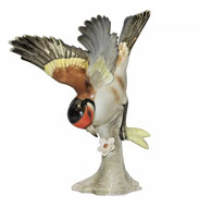 Hutschenreuther Kunstabteilung Distelfink Porzellanfigur v. G.Granget H. 17,2 cm, € 165,00