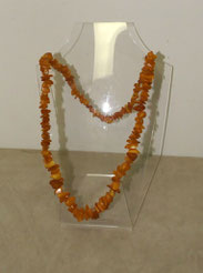 Bernstein Kette, Amber, unregelmäßige Butterscotch, ca. 66 cm lang, Größe:6-17mm, € 99,00