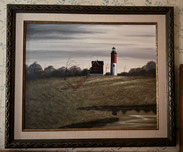 "Lighthouse" by Thomas Kerry Acrylic on Canvas