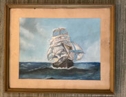 Watercolor by M. Lowrance 1946