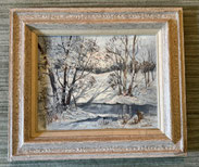 Oil Painting Signed AMI 78