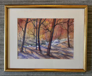 "Leaves of Flame" Robert E. Bochat Watercolor Signed