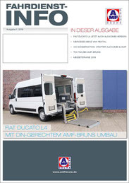 Titelblatt der Fahrdienst-Info 01/2019