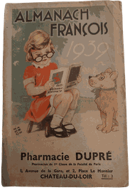 "Almanach 1939, Sarthe, Château-du-Loir, la Sarthe sous l'Occupation, Thierry Bomben".