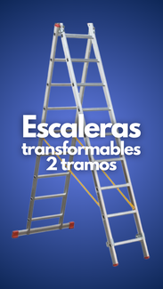 Escaleras transformables 2 tramos