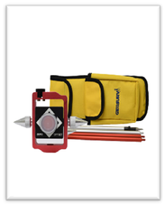 GEO ECO MP-11 Mini Target con tarjeta reflectora y 4 Mini Balizas de Cobre de 30 cm c/u.