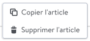 Modifier un article de blog avec Jimdo