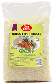 Arroz Koshihikari. Ideal para Sushi. Presentación 1kg y 5Kg. Kosher: sin certificación, producto natural. Origen: Argentina.