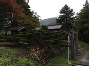 朝の境内
