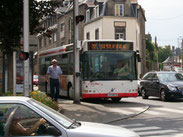 Le n°66 à l'arrêt Roulais, sur un 22 Grassinais - St-Vincent.