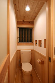千葉県柏市　設計事務所　自然素材住宅　東京都葛飾区　トイレ　