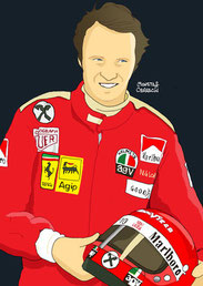 Niki Lauda by Muneta & Cerracín