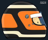 Helmet of Nico Hülkenberg by Muneta & Cerracín