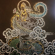 点描仏画・龍画 - 東京・品川のカラーセラピー・リュッシャー
