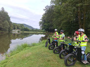 Les Trottinettes électriques tout terrain du domaine du Châtelet-Vosges