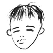 陽明学童指導員似顔絵Kさん