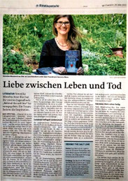 Presseartikel Mittelbayerische Zeitung, Behind the salt line, Veronica More