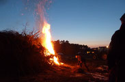 Osterfeuer in Oberhaverbeck