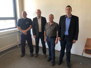 Rainer Böser, Dr. Dennis Nitsche, Stefan Kuhn und Jürgen Stephany