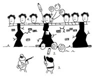 peau atopique en mode bande dessinee