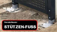 verstellbarer Stützen-Schuh
