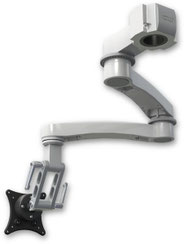 ポールマウント 支柱取付 逆向きモニターアーム:ASUL500i-P15-A2