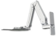 ASEL5216-LUS-WT : ロングモニターアーム ウォールマウント 壁面固定 昇降式 ノートパソコン用アーム