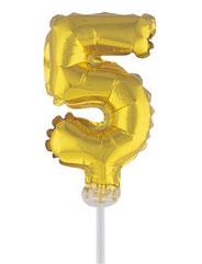 Folieballon Taart Topper €1,50 13cm