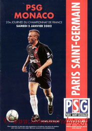 Programme  PSG-Monaco  2001-02