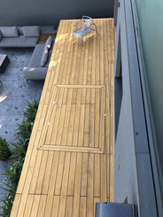 Terrassenboden Accoya braun  Lüscherz - Terrassenboden Bern und Umgebung Zürcher Holzbau Bern AG